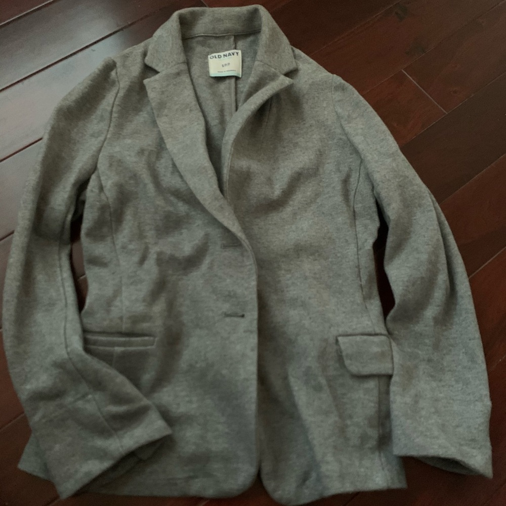 Woman’s old navy blazer